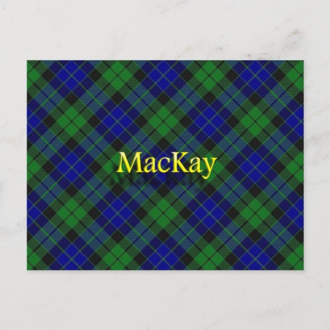 Scottish Clan MacKay Postcard (Front)
