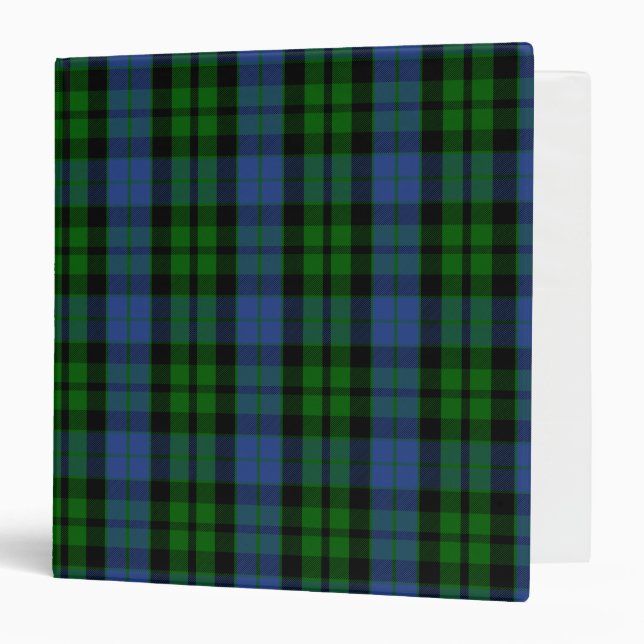 Scottish Clan MacKay Tartan Plaid Binder (Front/Inside)