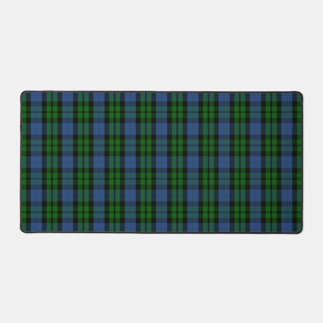 Scottish Clan MacKay Tartan Plaid Desk Mat (Front)