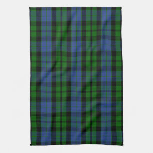 Scottish Clan MacKay Tartan Plaid Kitchen Towel