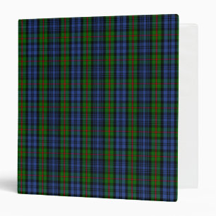 Scottish Clan MacKinlay Tartan Plaid Binder