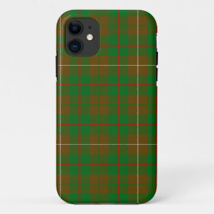 Scottish Clan MacKinnon Hunting Tartan Plaid iPhone 11 Case