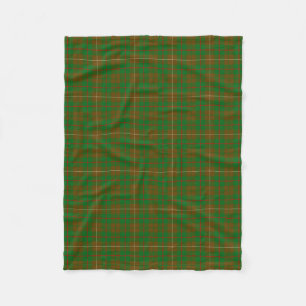 Scottish Clan MacKinnon Hunting Tartan Plaid Fleece Blanket