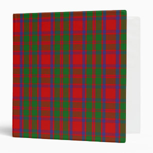 Scottish Clan MacKintosh Tartan Plaid Binder