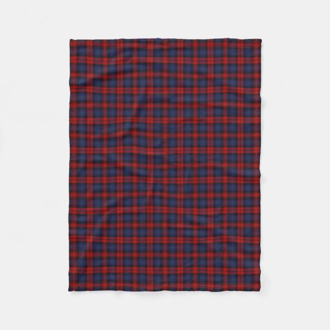 Scottish Clan MacLachlan Classic Tartan Fleece Blanket (Front)