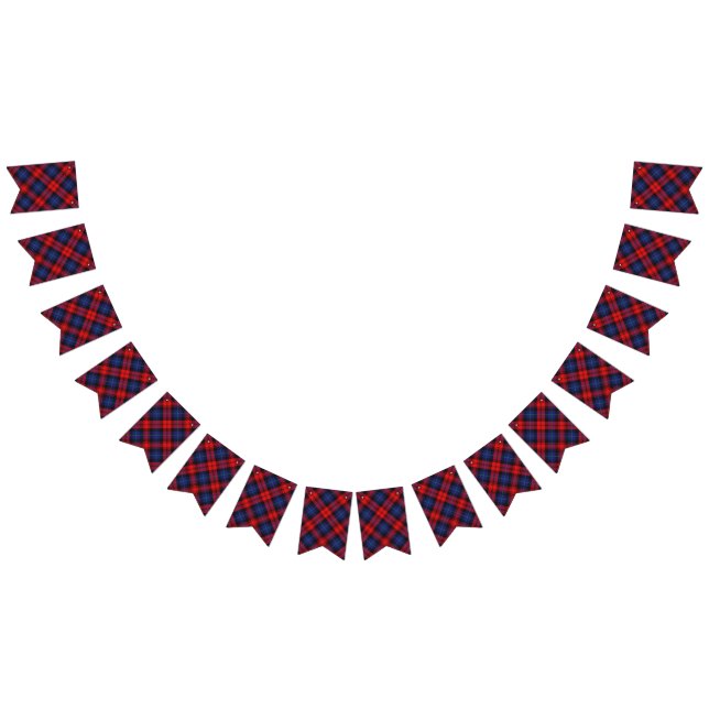 Scottish Clan MacLachlan Tartan Bunting Flags (All)