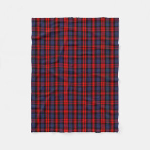 Scottish Clan MacLachlan Tartan Plaid Fleece Blanket