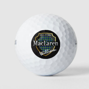 Scottish Clan MacLaren Personalize Your Name Golf Balls
