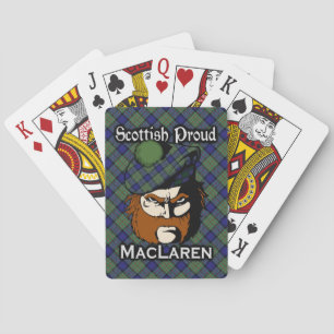 Scottish Clan MacLaren Tartan Deck Playing Cards