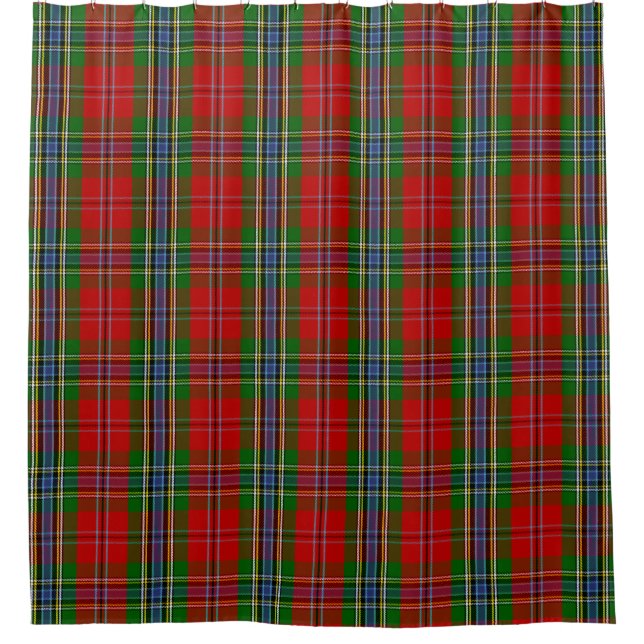 Scottish Clan MacLean of Duart Tartan Plaid (Front)
