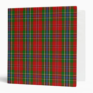 Scottish Clan MacLean of Duart Tartan Plaid Binder