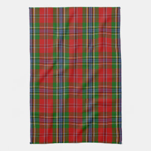 Scottish Clan MacLean of Duart Tartan Plaid Kitchen Towel