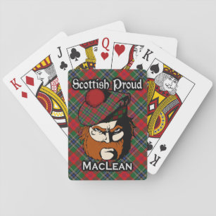 Scottish Clan MacLean Tartan Deck Playing Cards
