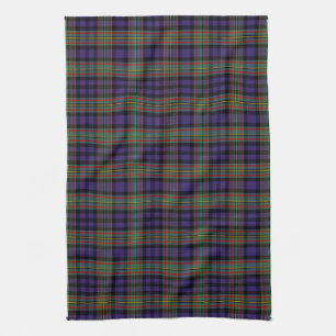 Scottish Clan MacLellan Tartan Plaid Kitchen Towel