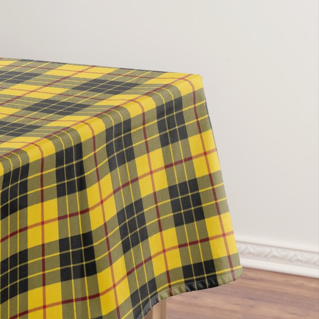 Scottish Clan MacLeod Celebration Tartan Tablecloth (In Situ)