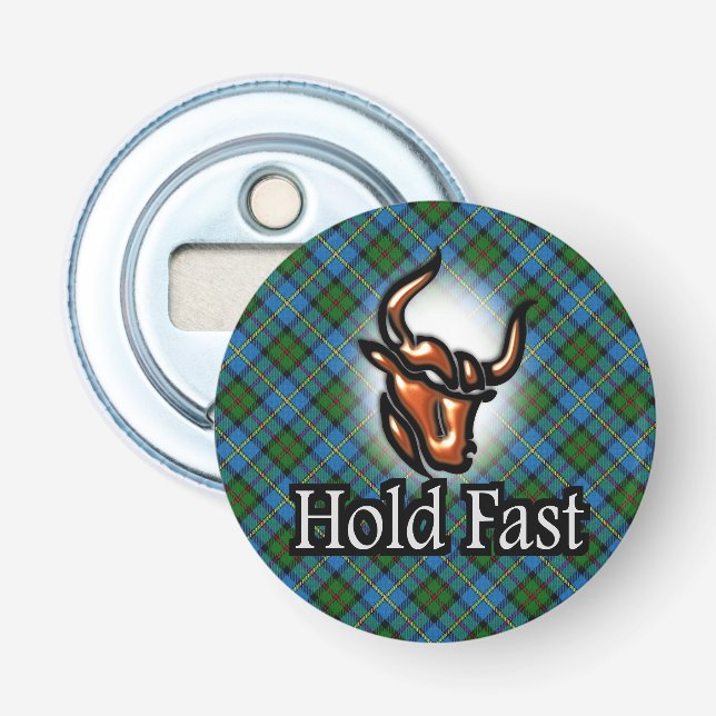Scottish Clan MacLeod Hold Fast Bottle Opener (Front)
