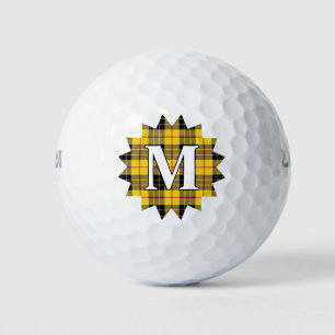 Scottish Clan MacLeod of Lewis Tartan Plaid Burst Golf Balls