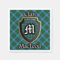 Scottish Clan MacLeod Tartan Napkin