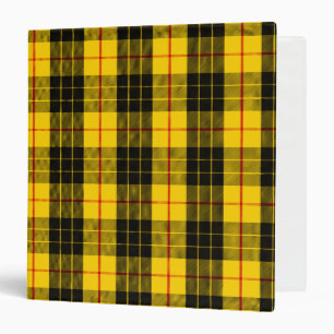 Scottish Clan MacLeod Tartan Plaid Binder