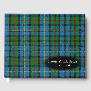 Scottish Clan MacLeod Tartan Plaid Wedding Guest Book