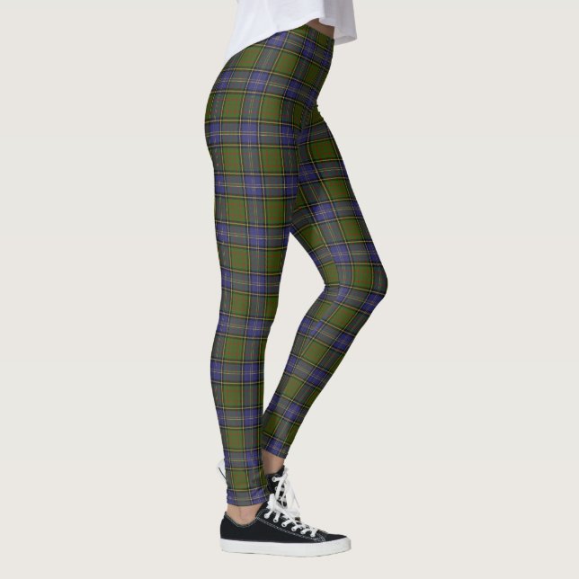 Scottish Clan MacMillan Hunting Tartan Leggings (Right)
