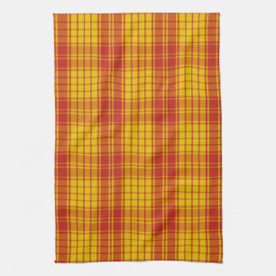 Scottish Clan MacMillan Tartan Plaid Kitchen Towel