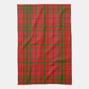 Scottish Clan MacNab Tartan Plaid Kitchen Towel