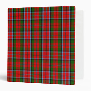 Scottish Clan MacNaughton Tartan Plaid Binder
