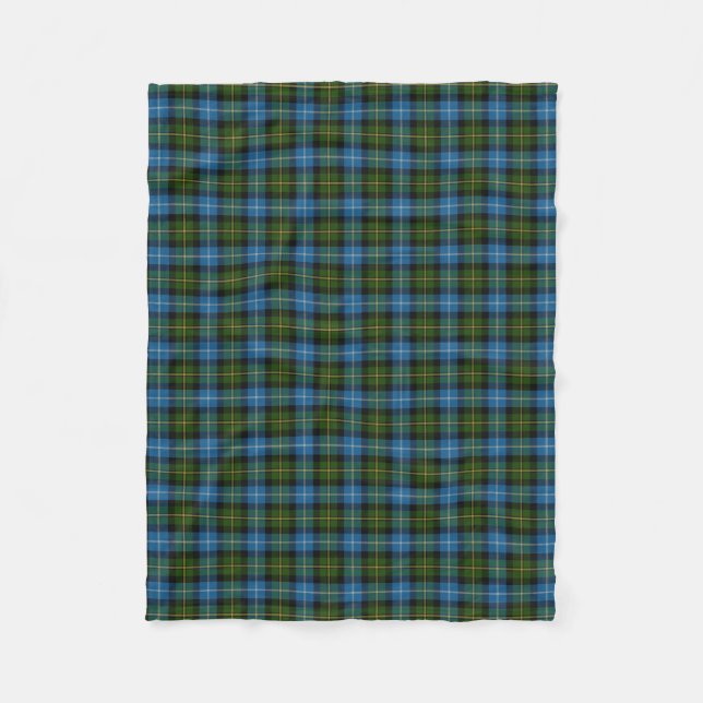 Scottish Clan MacNeil Classic Tartan Fleece Blanket (Front)