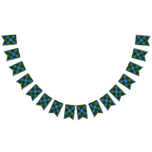 Scottish Clan MacNeil Tartan Bunting Flags