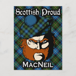 Scottish Clan MacNeil Tartan Postcard