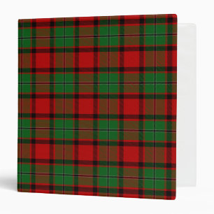 Scottish Clan MacPhail Tartan Plaid Binder