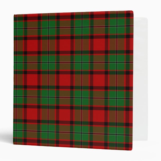 Scottish Clan MacPhail Tartan Plaid Binder (Front/Inside)
