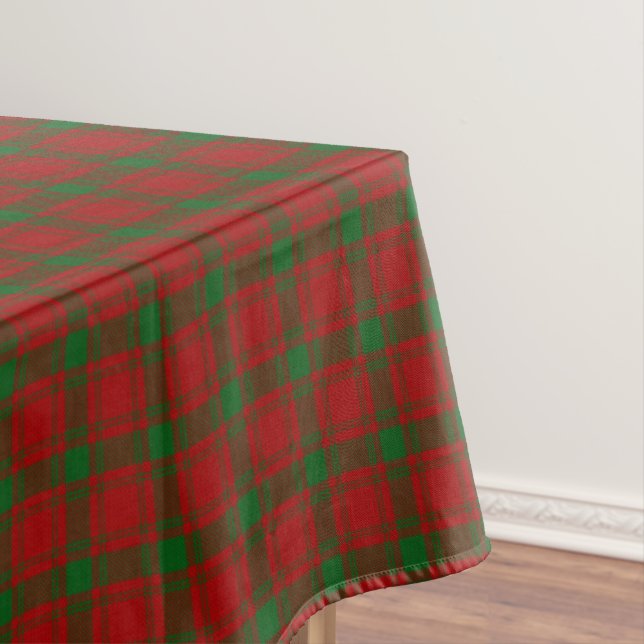 Scottish Clan MacQuarrie Tartan Tablecloth (In Situ)