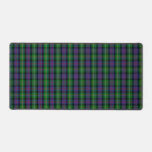 Scottish Clan Malcolm Tartan Plaid Desk Mat