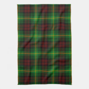 Scottish Clan Martin Tartan Plaid Kitchen Towel