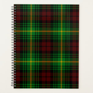 Scottish Clan Martin Tartan Plaid Planner