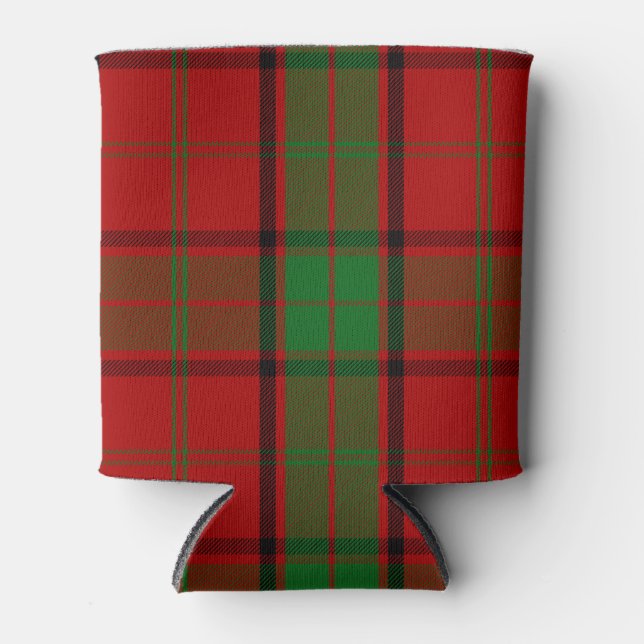 Scottish Clan Maxwell Tartan Plaid Can Cooler (Front)