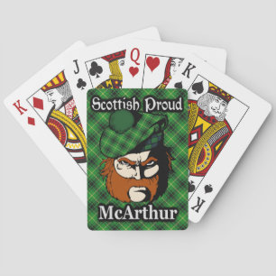 Scottish Clan McArthur Tartan Deck Playing Cards