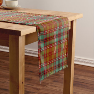 Scottish Clan McCall Tartan Plaid Long Table Runner
