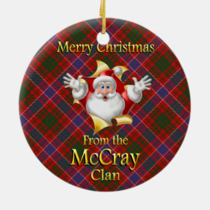Scottish Clan McCray Christmas Ornament