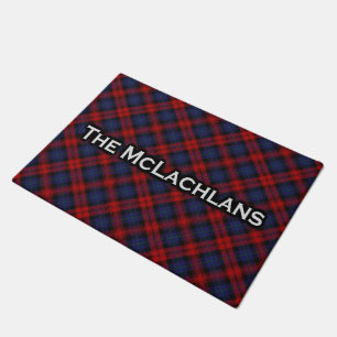 Scottish Clan McLachlan MacLachlan Tartan Doormat