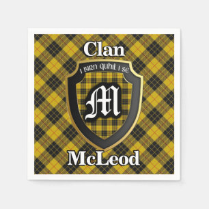 Scottish Clan McLeod Tartan Napkin