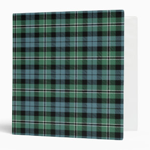 Scottish Clan Melville Tartan Plaid Binder