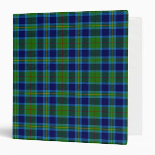 Scottish Clan Miller Tartan Plaid Binder
