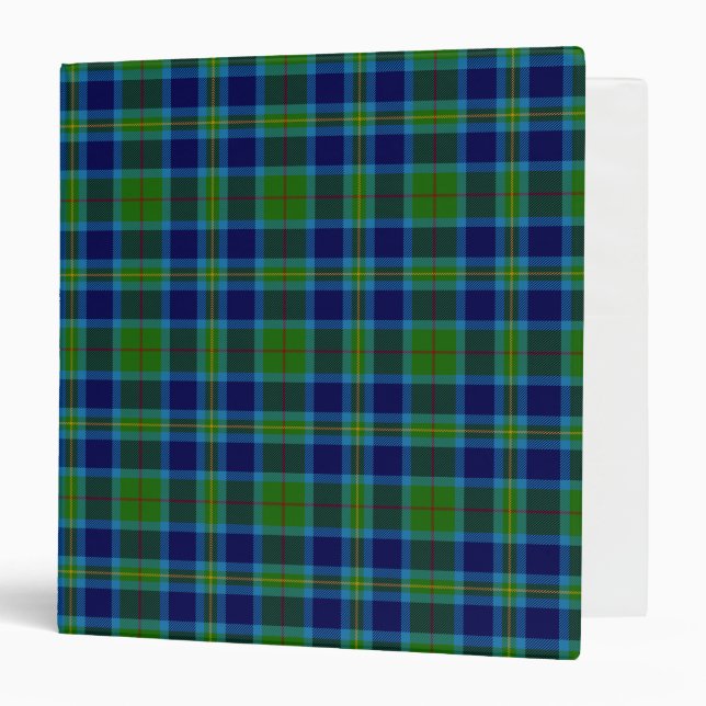 Scottish Clan Miller Tartan Plaid Binder (Front/Inside)