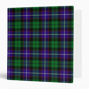 Scottish Clan Mitchell Tartan Plaid Binder