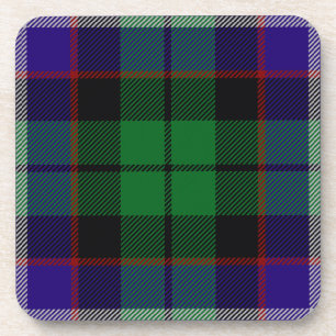 Scottish Clan Mitchell Tartan Plaid Coaster