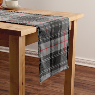 Scottish Clan Moffat Tartan Plaid Long Table Runner