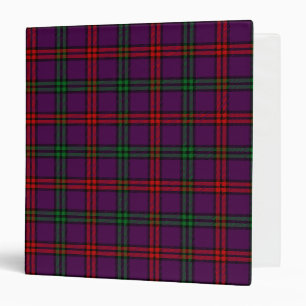 Scottish Clan Montgomery Tartan Plaid Binder